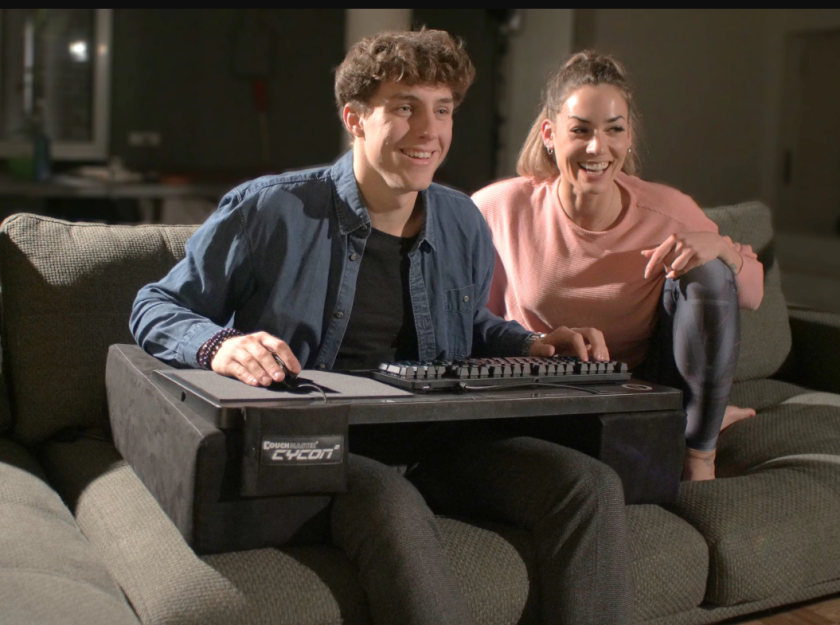 Couch desk the latest work from home gizmo deserves a sitting